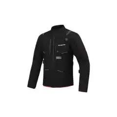 Ixon M-Skeid Adv.jakke Sort/rød M XDRY 3L laminert Adventure Touring